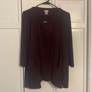 Chico’s cardigan and tank top